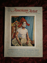 American Artist June July August 1964 Frank Mason F. Carlton Ball Robert Higgs - £6.23 GBP