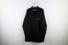 Vtg 90s Nautica Competition Mens 2XL Spell Out Half Zip Brushed Fleece S... - $49.45