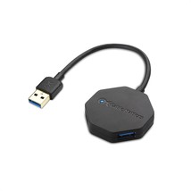 Cable Matters Ultra Mini 4 Port USB Hub (USB 3.0 Hub, USB 3 Hub) - £22.66 GBP