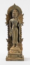 Buddha Statue - Antik Indonesische Stil Javanese Amoghasiddhi - 24cm/25.4cm - £804.96 GBP