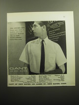 1958 Gant of New Haven Shirts Ad - The Oxford-Aire - £14.73 GBP