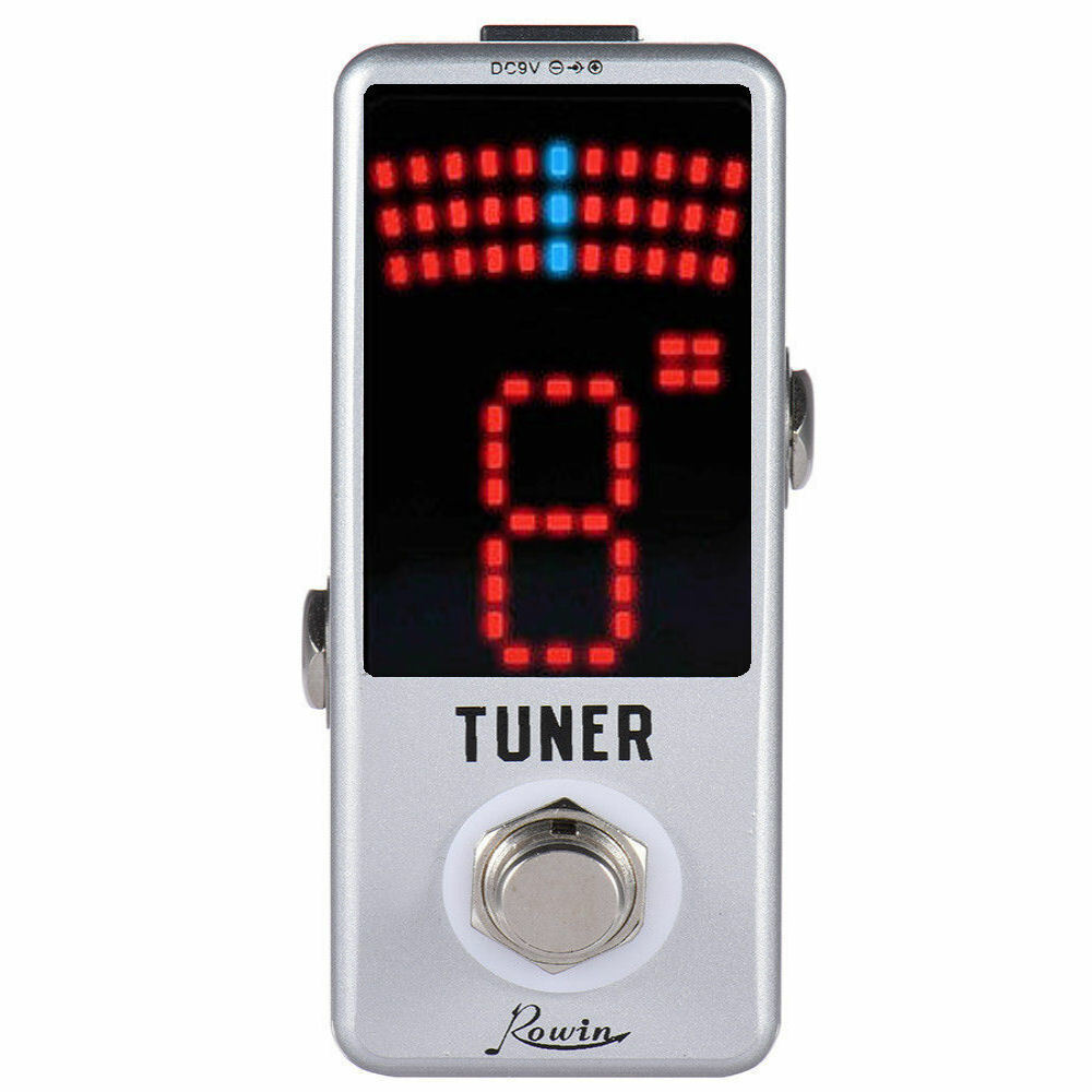 Rowin LT-910 Mini Guitar Chromatic Tuner Effect Pedal True Bypass Metal ... - $23.50