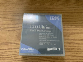 New Sealed IBM TotalStorage LTO Ultrium 100 GB Data Cartridge - $14.24