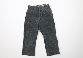 Vintage 50s Toddler Size 4T / 5T Distressed Atomic Fleck Corduroy Pants USA - £46.57 GBP
