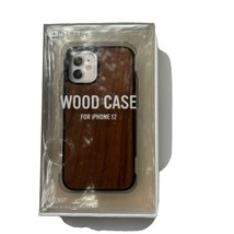 For iPhone 12/Pro/Max/Mini Case Premium Walnut Wood Shockproof Dual Laye... - $15.89