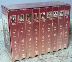 Ken Burns Time Life Video The West VHS Box Set Of 9 Stephen Ives Gently Used - £13.86 GBP