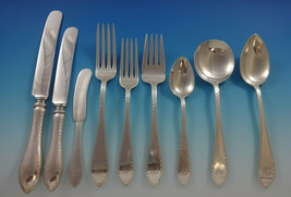 Pointed Antique Engraved Dominick & Haff Sterling Silver Flatware Service Set - £5,515.34 GBP