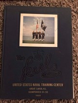 The Keel, Company 51-52 / 1950, U.S. Naval Training Center Book, Great L... - £14.18 GBP