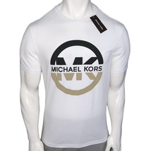 Nwt Michael Kors Msrp $58.99 Men&#39;s White Crew Neck Short Sleeve T-SHIRT S M L Xl - £23.67 GBP