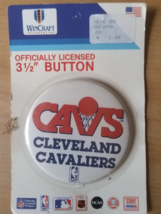90s Cleveland Cavaliers 3 1/2 in Button Wincraft - £7.84 GBP