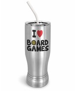 PixiDoodle I Love Board Games - Heart Gamer Nerd or Geek Insulated Coffe... - £27.16 GBP+