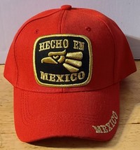 HECHO EN MEXICO MEXICAN EAGLE BASEBALL CAP ( RED ) - $11.55