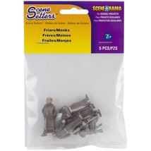 Scene Setters(R) Figurines-Friars/Monks 5/Pkg - £14.09 GBP