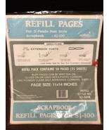 Pioneer Scrapbook Refill Pages for SJ-100 50 Pages With X-Pando  Extensi... - $13.10 CAD