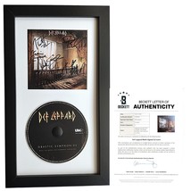 Def Leppard Signed Album CD Cover Drastic Symphonies Beckett COA Autograph - £233.69 GBP