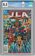 George Perez Pedigree Collection Copy CGC 8.5 JLA #1 Newsstand Edt. Wonder Woman - $98.99