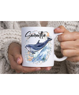 Dolphin Coffee Mug, Personalized Dolphin Mug, Animal Mug, Dolphin Gifts,... - £13.42 GBP