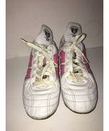 Ludas Temparo/Mitre-Control The Game-SIZE 7.5 US Women&#39;s White/Pink Socc... - $732.35 MXN