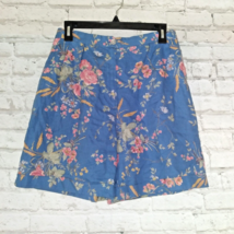 Lauren Ralph Lauren Shorts Womens 4 Petite Floral Linen High Rise Cottag... - $29.98