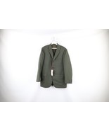 NOS Vintage 50s Rockabilly Mens Size 38R Wool 3 Button Suit Jacket Blaze... - $178.15
