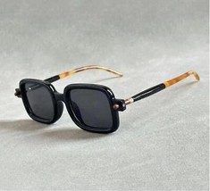 Vintage Square Sunglasses Man Brand Designer Luxury Sun Glasses Male Fashion - £18.11 GBP