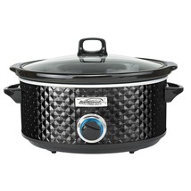 Brentwood Select 7 Quart Slow Cooker in Black - £72.01 GBP