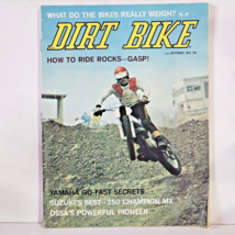 Dirt Bike Magazine OCTOBER 1972 Yamaha Go Fast Secrets Memphis Motocross - £29.21 GBP