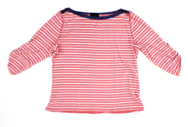 LRL Lauren Jeans Company Women&#39;s Pullover Boatneck Top XL Stripes - £11.45 GBP