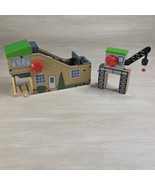 Thomas &amp; Friends Wooden Railway Coal Station Sodor Mining Conveyor &amp; Cra... - $1,483.03 MXN