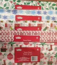 Printed Christmas Tissue Paper, 40-Sheet Packs-5 styles (styles may vary... - £11.60 GBP