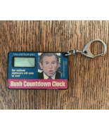 George W. BUSH COUNTDOWN CLOCK Key Fob/Key Ring/Key Chain - £10.22 GBP