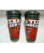 TEXAS TECH RED RAIDERS Officially Licensed Collegiate 16oz Travel Cup 2-... - £15.71 GBP