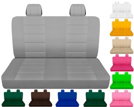 Front Bench seat with separate headrests Fits Ford F150 92-96 truck seat covers - $89.99