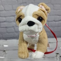 Battat Our Generation Bulldog Pup Plush Dog with Collar and Leash - £11.62 GBP