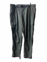 Columbia Omni Shade Mens 40 x 30 Dark Gray Cargo Quick Dry Nylon Pants B... - £15.35 GBP