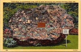 Arkansas Hot Springs National Park Tufa Rock 1930-1945 Vintage Postcard - £6.73 GBP