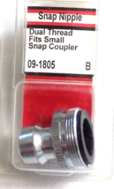 Lasco -Snap Nipple - Dual Thread - Fits Small Coupler - MPN - 09-1805 - ... - $6.25
