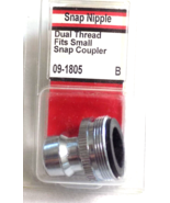 Lasco -Snap Nipple - Dual Thread - Fits Small Coupler - MPN - 09-1805 - ... - $8.54 CAD
