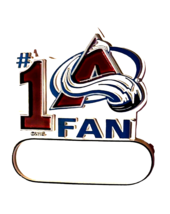 Colorado Avalanche #1 Fan Magnet #1 &#39;A&#39; Fan Size 3 By 3 New NHL - £6.19 GBP