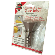 Norpro Deluxe Citrus Juice Extractor Stainless Steel Twist In Fruit Model 5021 - £7.96 GBP