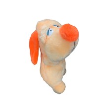 1984 Vintage Ganz Bros Orange Plush Dog Puppy Stuffed Animal Toy 9 in Tall - £23.48 GBP