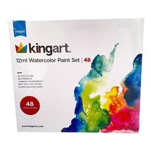 Kingart Watercolor Paint 48 Tube Set 12 ml Colors New Sealed - £27.04 GBP