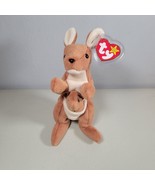 Ty Beanie Baby 1996 Pouch The Kangaroo With PVC Pellets Rare Retired 8&quot; ... - $9.99