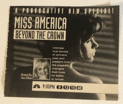 Miss America Beyond The Crown Tv Guide Print Ad Ann Jillian TPA11 - £4.50 GBP