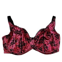 Sexy nights Red &amp; Black Lace Push-Up Bra 44DD - $19.20