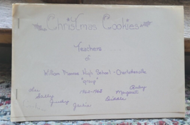 Vintage 1962-1963 Teachers of William Monroe High School Teachers Cookbook - £15.97 GBP
