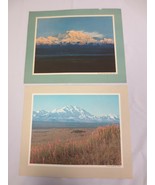 2 Vitg Standard Oil Co Scenic print/info Mount McKinley in Alaska - £15.93 GBP