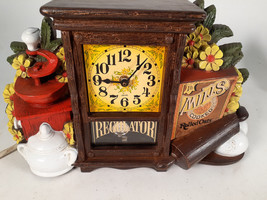 Vintage Spartus Corp Rolled Oats Regulator Clock 1978 - £21.33 GBP