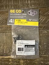 BE CO Replacement Roller Chain Connecting Links 35 Offset 3/8” Pitch - $180.39 MXN
