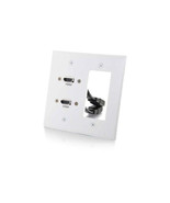 C2G 39708 DOUBLE HDMI   DECORA WALL PLATE WHITE - $180.40 CAD